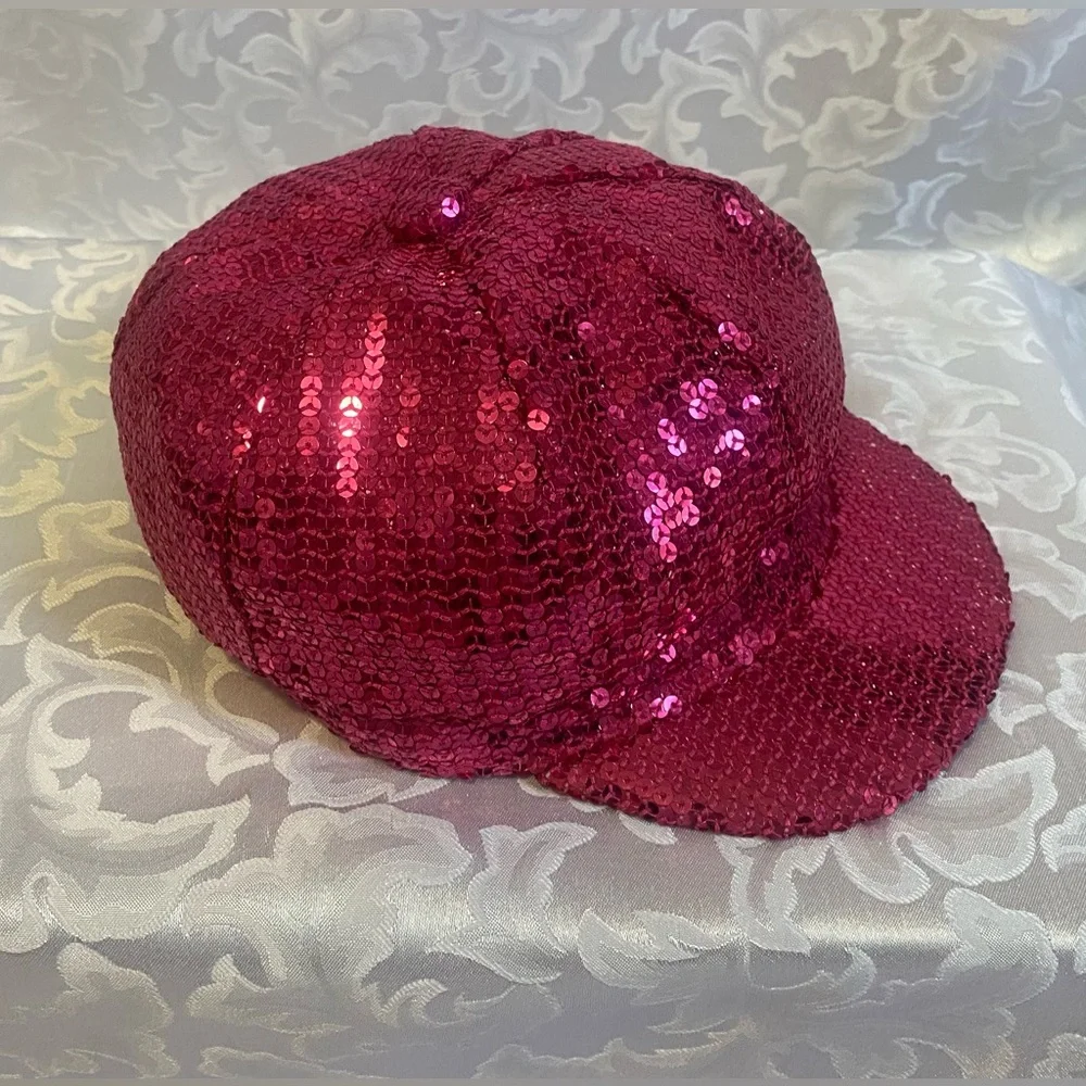 Disney Parks Sequins Pink Hat For Youth Girls, Adorable, Worn Once 15 Years Ago